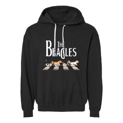 The Beagles Beagle Dog Funny For Beagle Lovers Garment-Dyed Fleece Hoodie
