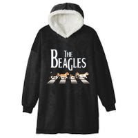 The Beagles Beagle Dog Funny For Beagle Lovers Hooded Wearable Blanket