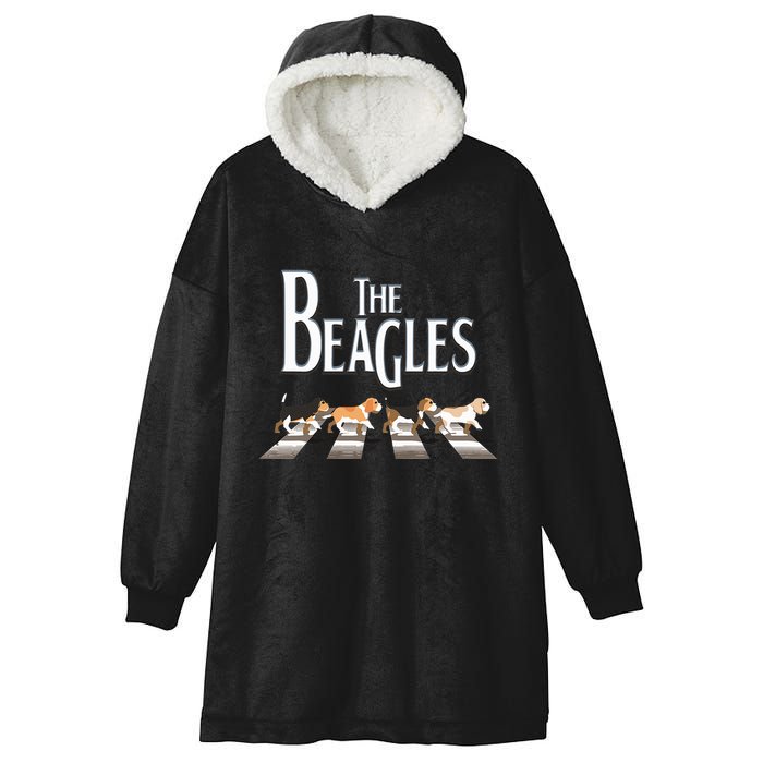 The Beagles Beagle Dog Funny For Beagle Lovers Hooded Wearable Blanket