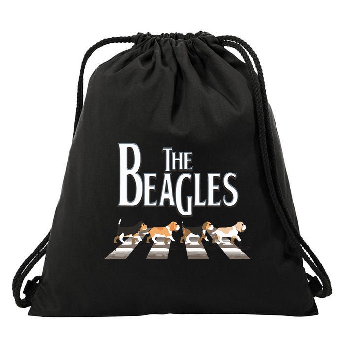 The Beagles Beagle Dog Funny For Beagle Lovers Drawstring Bag
