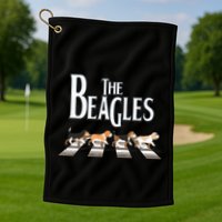 The Beagles Beagle Dog Funny For Beagle Lovers Golf Towel