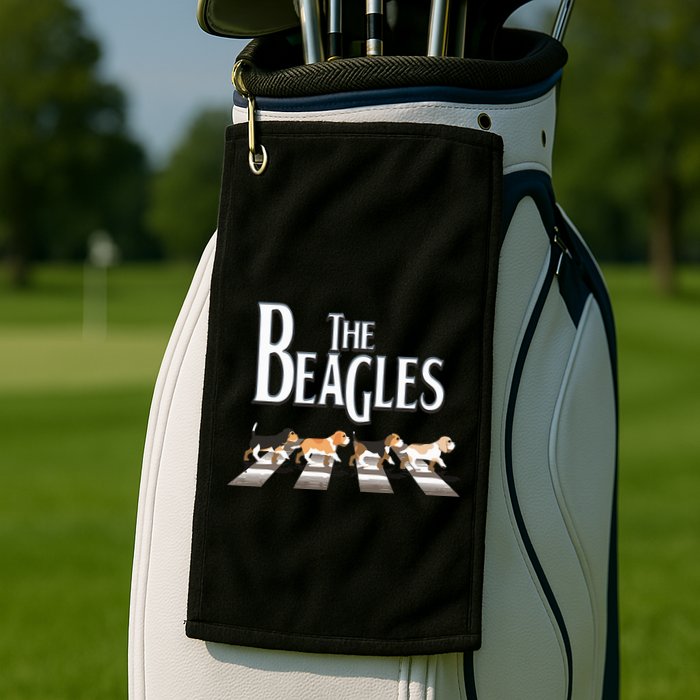 The Beagles Beagle Dog Funny For Beagle Lovers Golf Towel