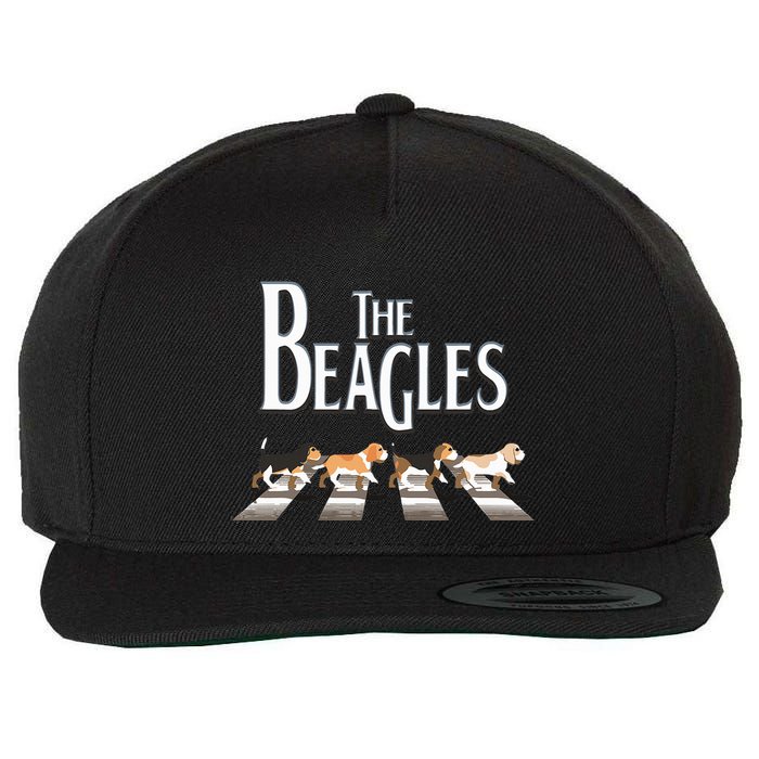 The Beagles Beagle Dog Funny For Beagle Lovers Wool Snapback Cap
