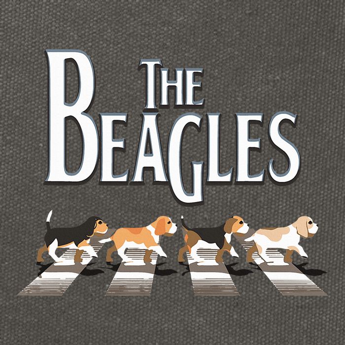 The Beagles Beagle Dog Funny For Beagle Lovers Cotton Canvas Backpack