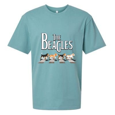 The Beagles Beagle Dog Funny For Beagle Lovers Sueded Cloud Jersey T-Shirt