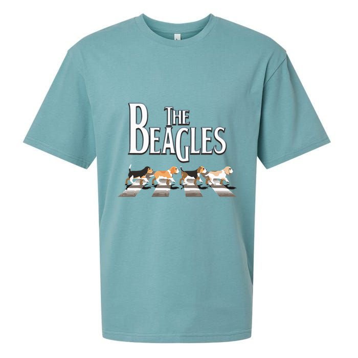 The Beagles Beagle Dog Funny For Beagle Lovers Sueded Cloud Jersey T-Shirt