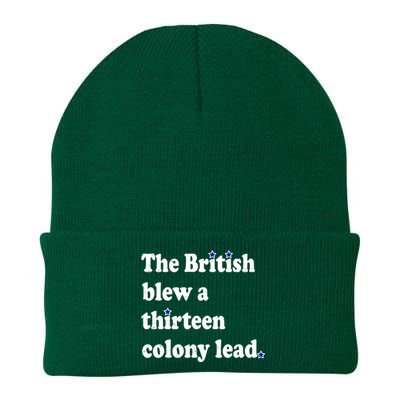 The British Blew A Thirteen Colony Lead Knit Cap Winter Beanie