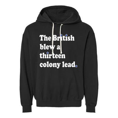 The British Blew A Thirteen Colony Lead Garment-Dyed Fleece Hoodie