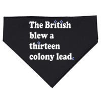 The British Blew A Thirteen Colony Lead USA-Made Doggie Bandana