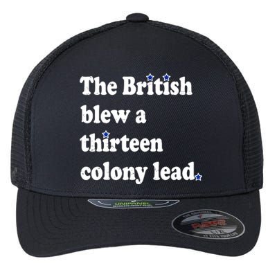 The British Blew A Thirteen Colony Lead Flexfit Unipanel Trucker Cap