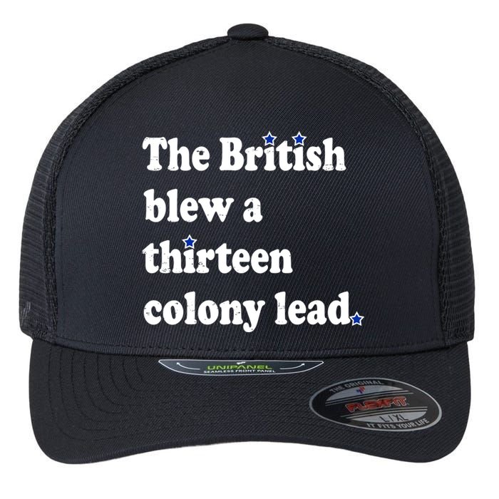 The British Blew A Thirteen Colony Lead Flexfit Unipanel Trucker Cap