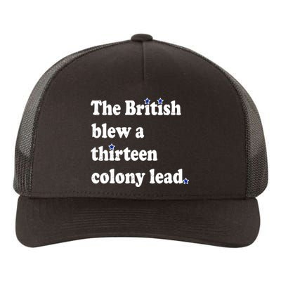 The British Blew A Thirteen Colony Lead Yupoong Adult 5-Panel Trucker Hat