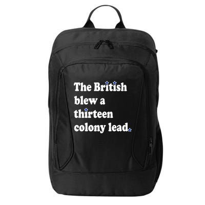 The British Blew A Thirteen Colony Lead City Backpack