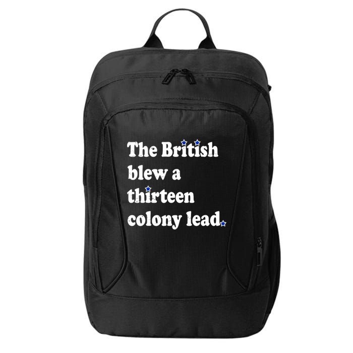 The British Blew A Thirteen Colony Lead City Backpack