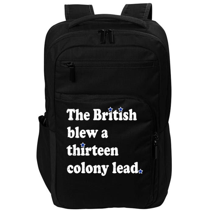 The British Blew A Thirteen Colony Lead Impact Tech Backpack