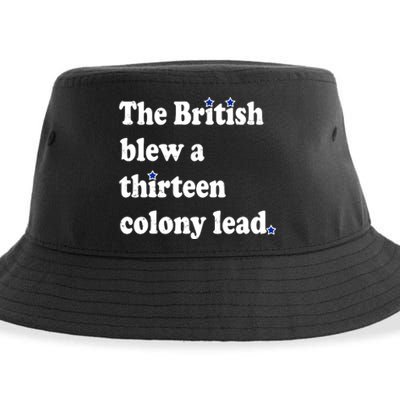 The British Blew A Thirteen Colony Lead Sustainable Bucket Hat