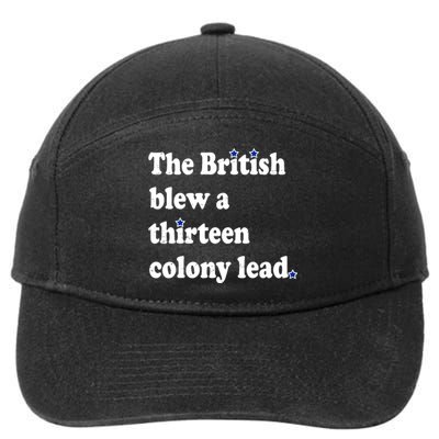 The British Blew A Thirteen Colony Lead 7-Panel Snapback Hat