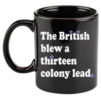 The British Blew A Thirteen Colony Lead 11oz C Handle Ceramic Mug