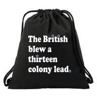 The British Blew A Thirteen Colony Lead Drawstring Bag