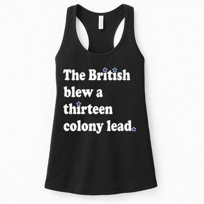 The British Blew A Thirteen Colony Lead Womens Tank Top