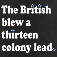 The British Blew A Thirteen Colony Lead Hat