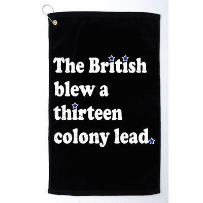 The British Blew A Thirteen Colony Lead Golf Towel