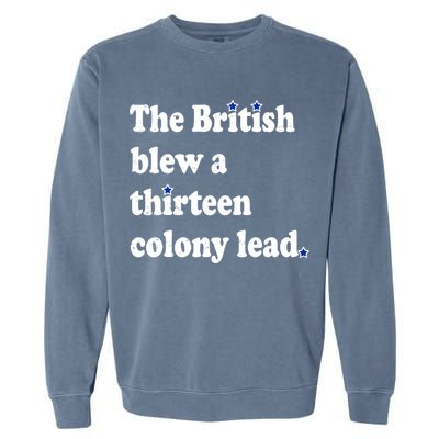 The British Blew A Thirteen Colony Lead Garment-Dyed Sweatshirt
