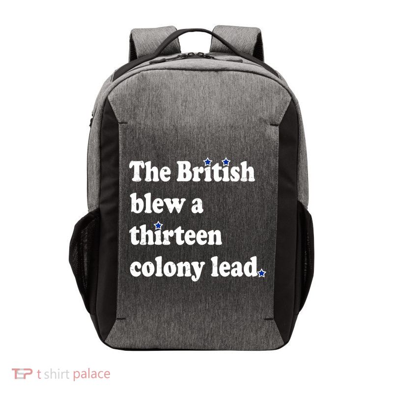 The British Blew A Thirteen Colony Lead Vector Backpack