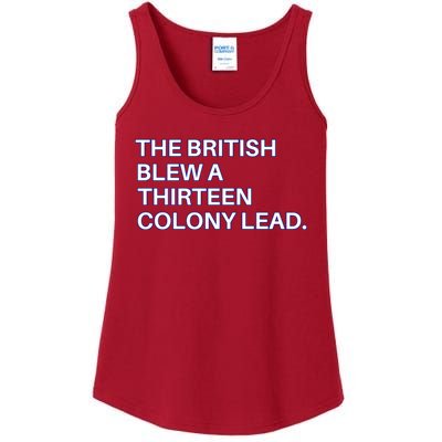 The British Blew A Thirteen Colony Lead Ladies Essential Tank