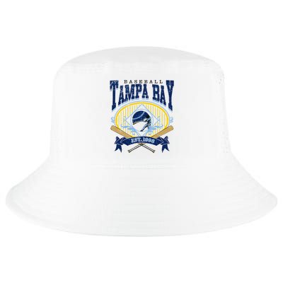 Tampa Bay Baseball Vintage Baseball Lover Cool Comfort Performance Bucket Hat
