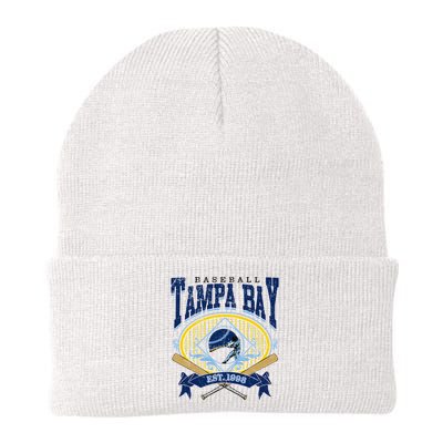 Tampa Bay Baseball Vintage Baseball Lover Beanie