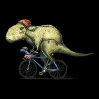 Trex Bikers Bicycle Riding Dinosaur Design Bag