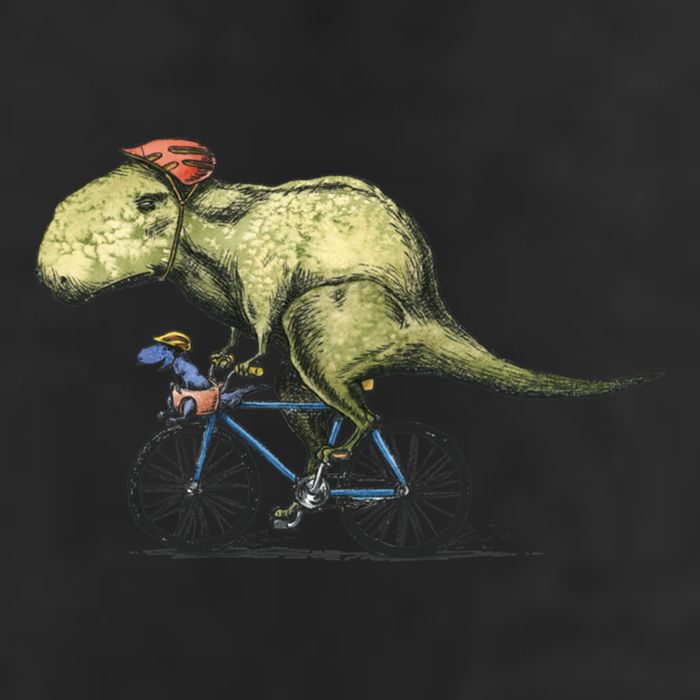 Trex Bikers Bicycle Riding Dinosaur Design Tumbler