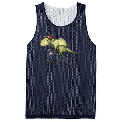 Trex Bikers Bicycle Riding Dinosaur Design Mesh Reversible Basketball Jersey Tank