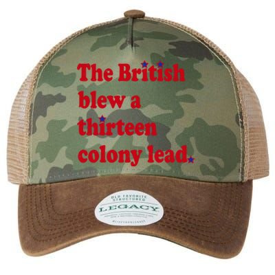 The British Blew A Thirteen Colony Lead Legacy Tie Dye Trucker Hat