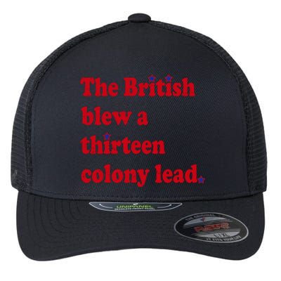 The British Blew A Thirteen Colony Lead Flexfit Unipanel Trucker Cap