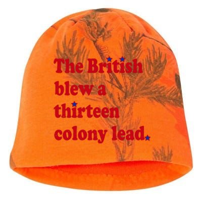 The British Blew A Thirteen Colony Lead Kati - Camo Knit Beanie