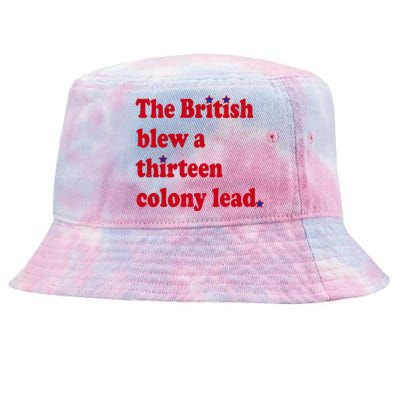 The British Blew A Thirteen Colony Lead Tie-Dyed Bucket Hat