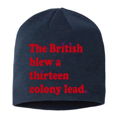 The British Blew A Thirteen Colony Lead Sustainable Beanie