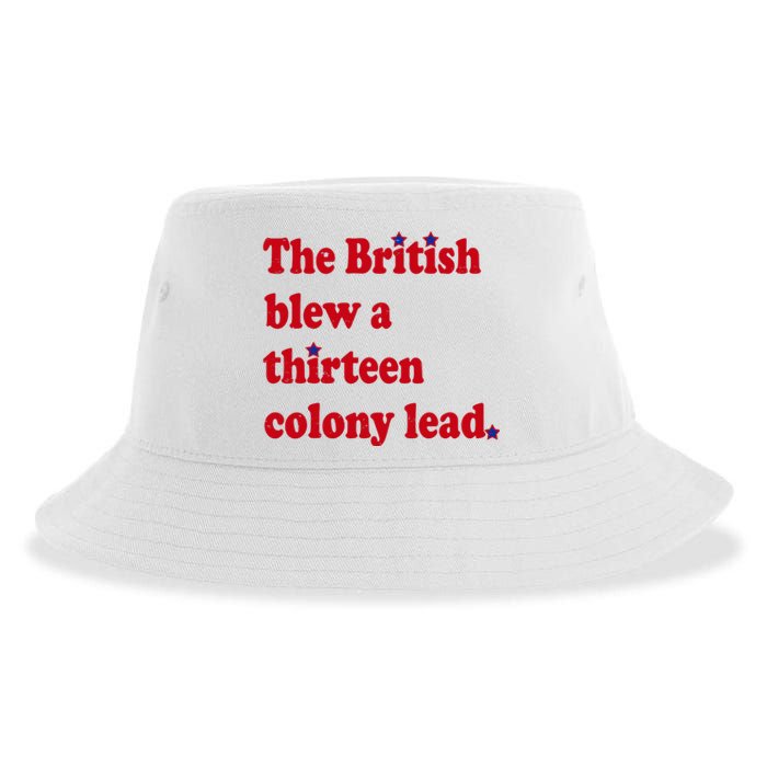 The British Blew A Thirteen Colony Lead Sustainable Bucket Hat