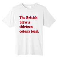 The British Blew A Thirteen Colony Lead Tall Fusion ChromaSoft Performance T-Shirt