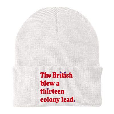 The British Blew A Thirteen Colony Lead Knit Cap Winter Beanie