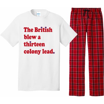 The British Blew A Thirteen Colony Lead Pajama Set