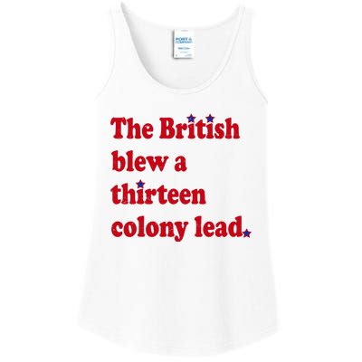 The British Blew A Thirteen Colony Lead Ladies Essential Tank