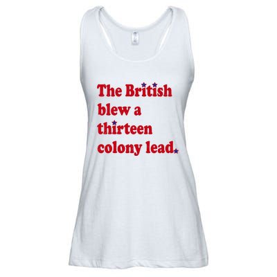 The British Blew A Thirteen Colony Lead Ladies Essential Flowy Tank