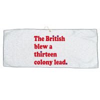 The British Blew A Thirteen Colony Lead Large Microfiber Waffle Golf Towel