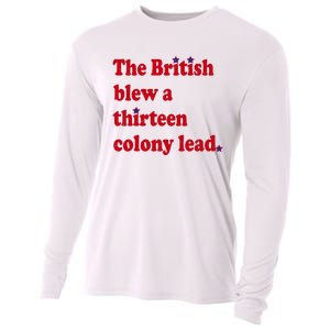 The British Blew A Thirteen Colony Lead Cooling Performance Long Sleeve Crew