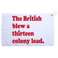 The British Blew A Thirteen Colony Lead Grommeted Golf Towel