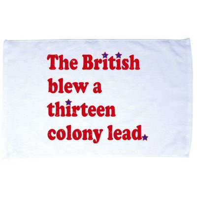 The British Blew A Thirteen Colony Lead Microfiber Hand Towel