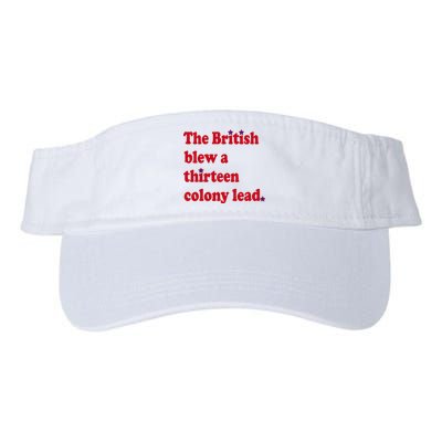 The British Blew A Thirteen Colony Lead Valucap Bio-Washed Visor